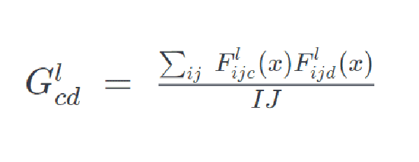 Fórmula Gram Matrix