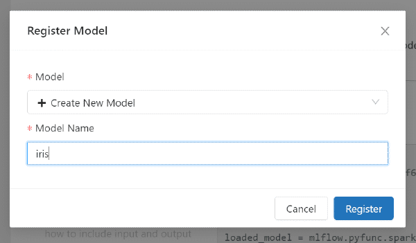 Registrar modelo en MLflow